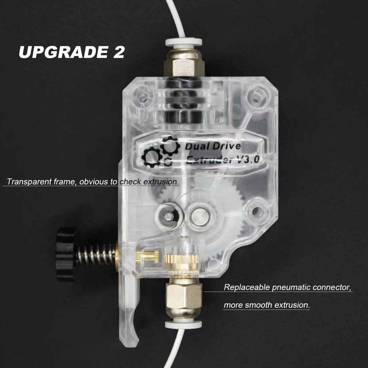 ZEYNOMAX- Extruder Dual Drive Gear - Bowden Extruder - Zahnrad - Compatibel met Prusa i3 - Anycubic Mega - Creality Ender 3 V2 Pro - 3D-printer Extruder
