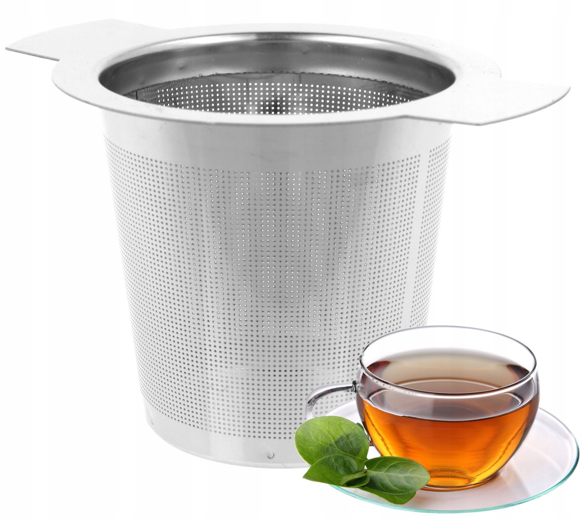 RVS Theefilter voor Losse Thee, Koffie en Kruiden - 1178