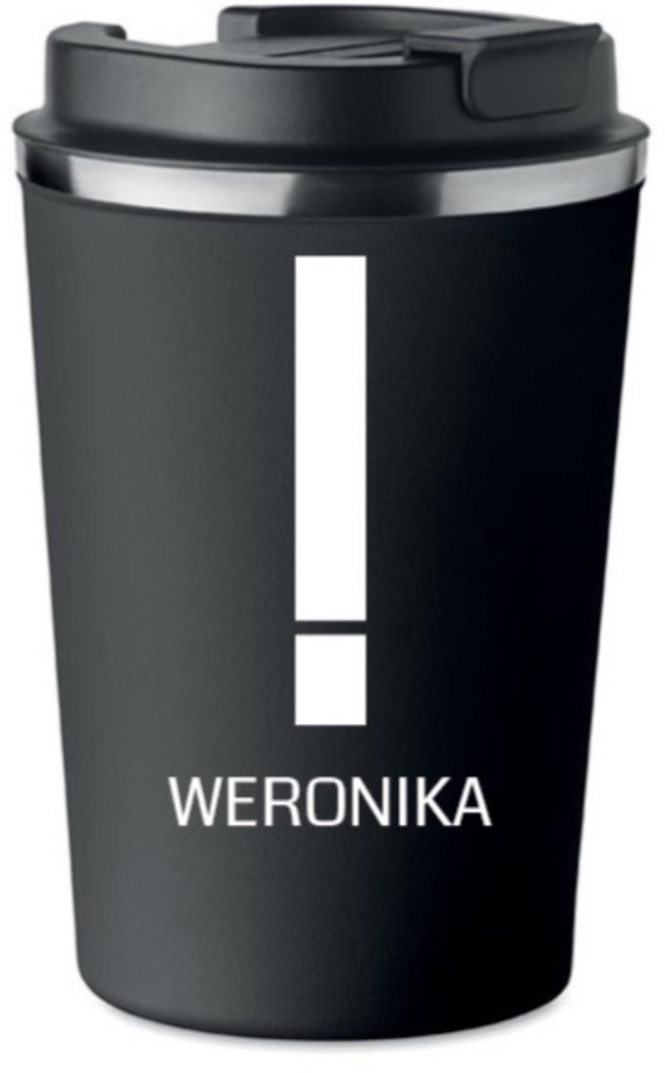 Personaliseerbare Thermosbeker 350ml - Jouw Naam & Tekst