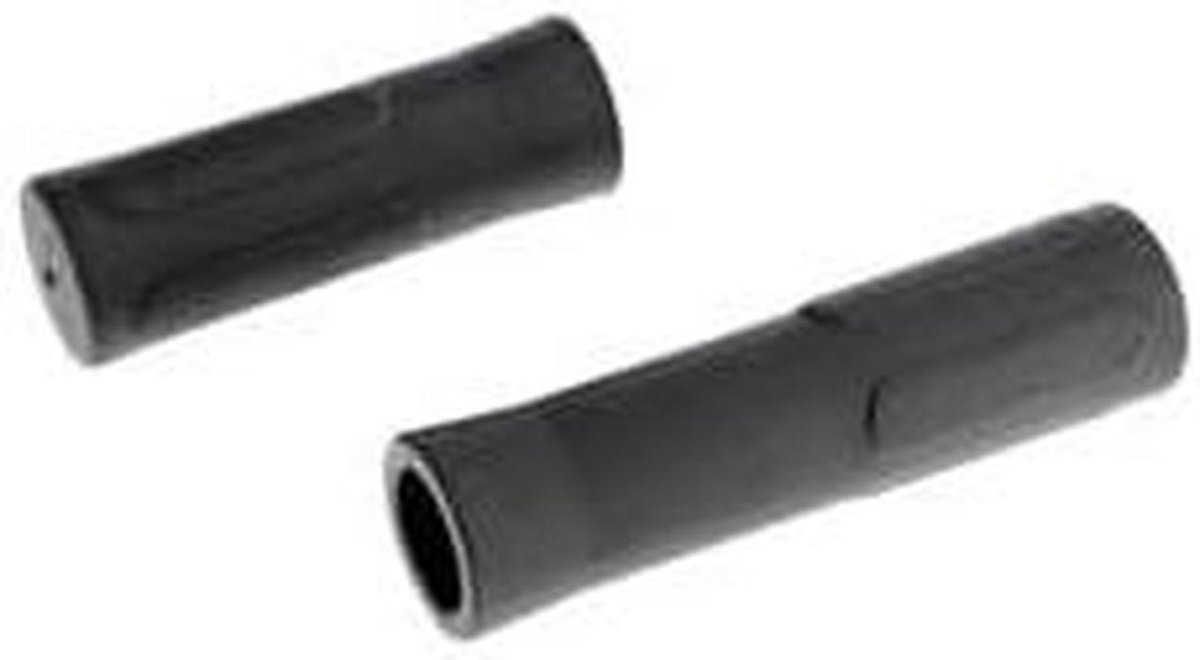 Fiets Handvatten - Stuur grips - Comfortabel Fietsen - Rubberen Materiaal - Lang Kort - Zwart