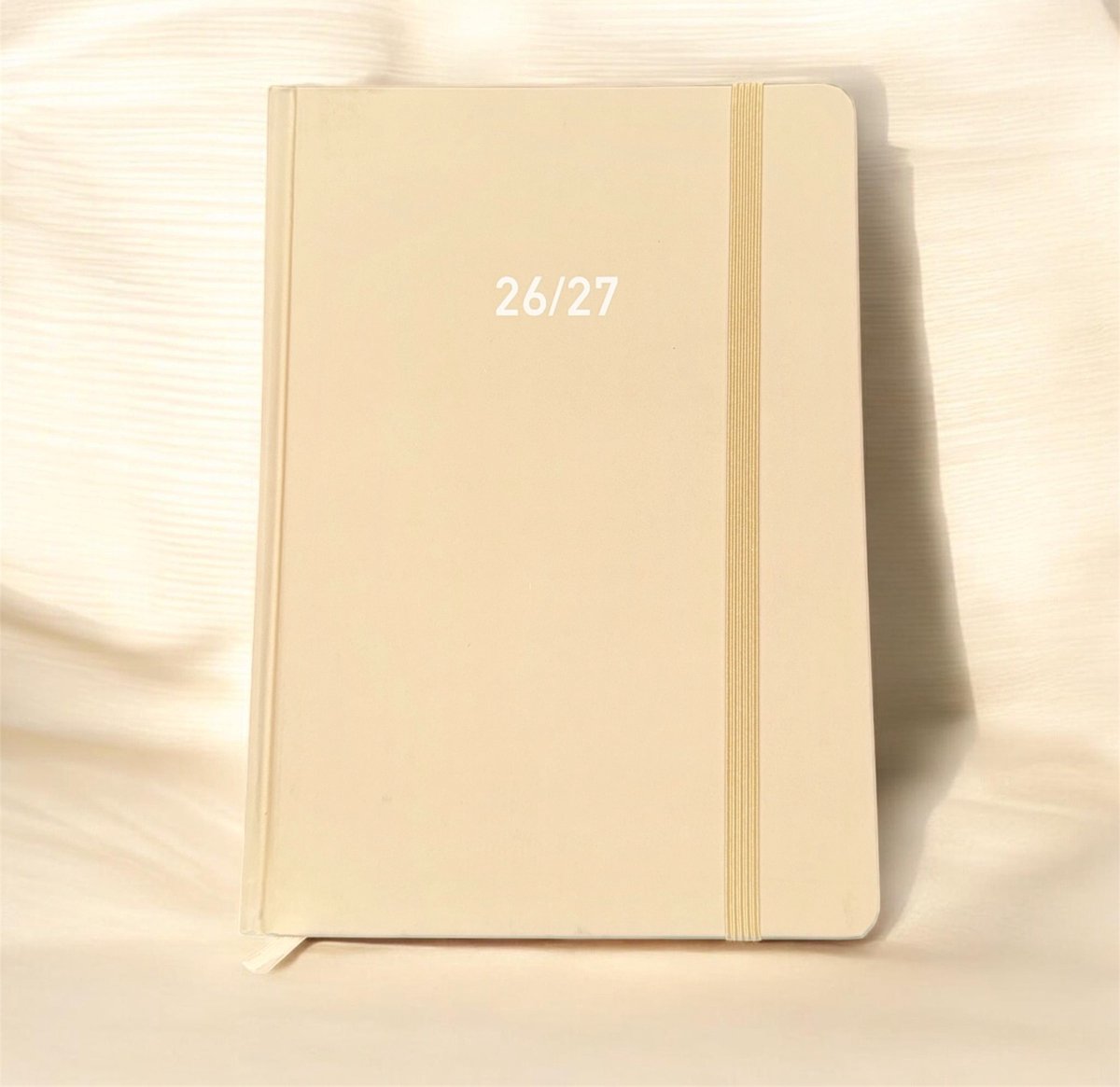 Schoolagenda BASIC 2026-2027 BEIGE