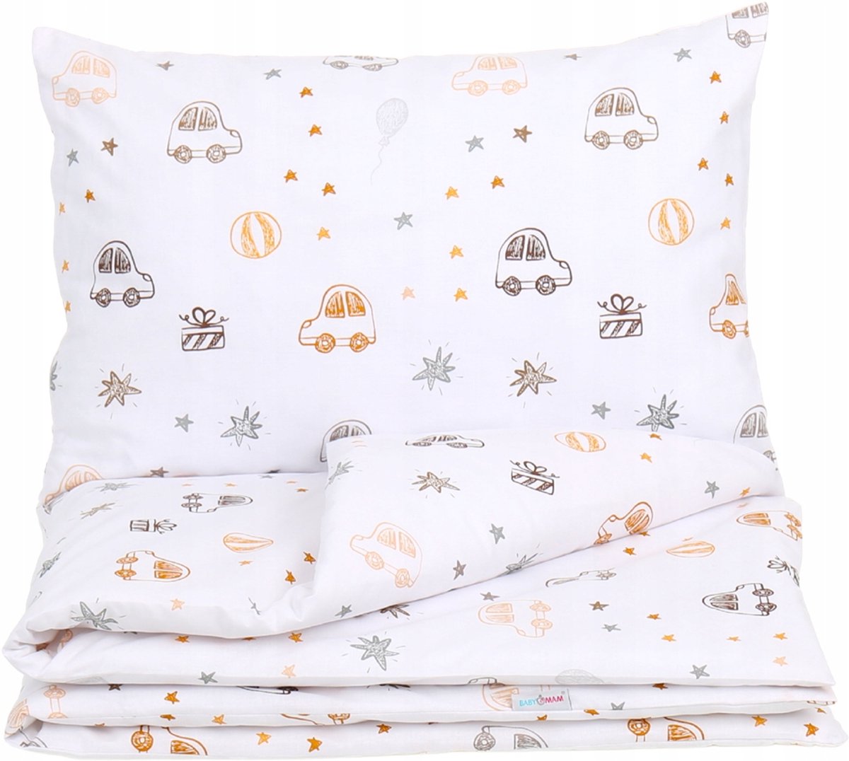 Babymam Kinderbeddengoed 2-delig 135x100cm - Auto's