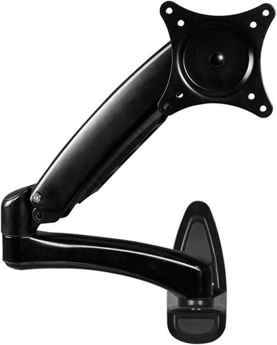 Monitor Wandarm - Gasveer Arm - Werkruimte Optimaliseren - Flexibele Beweging - 15-32 Inch - Zwart