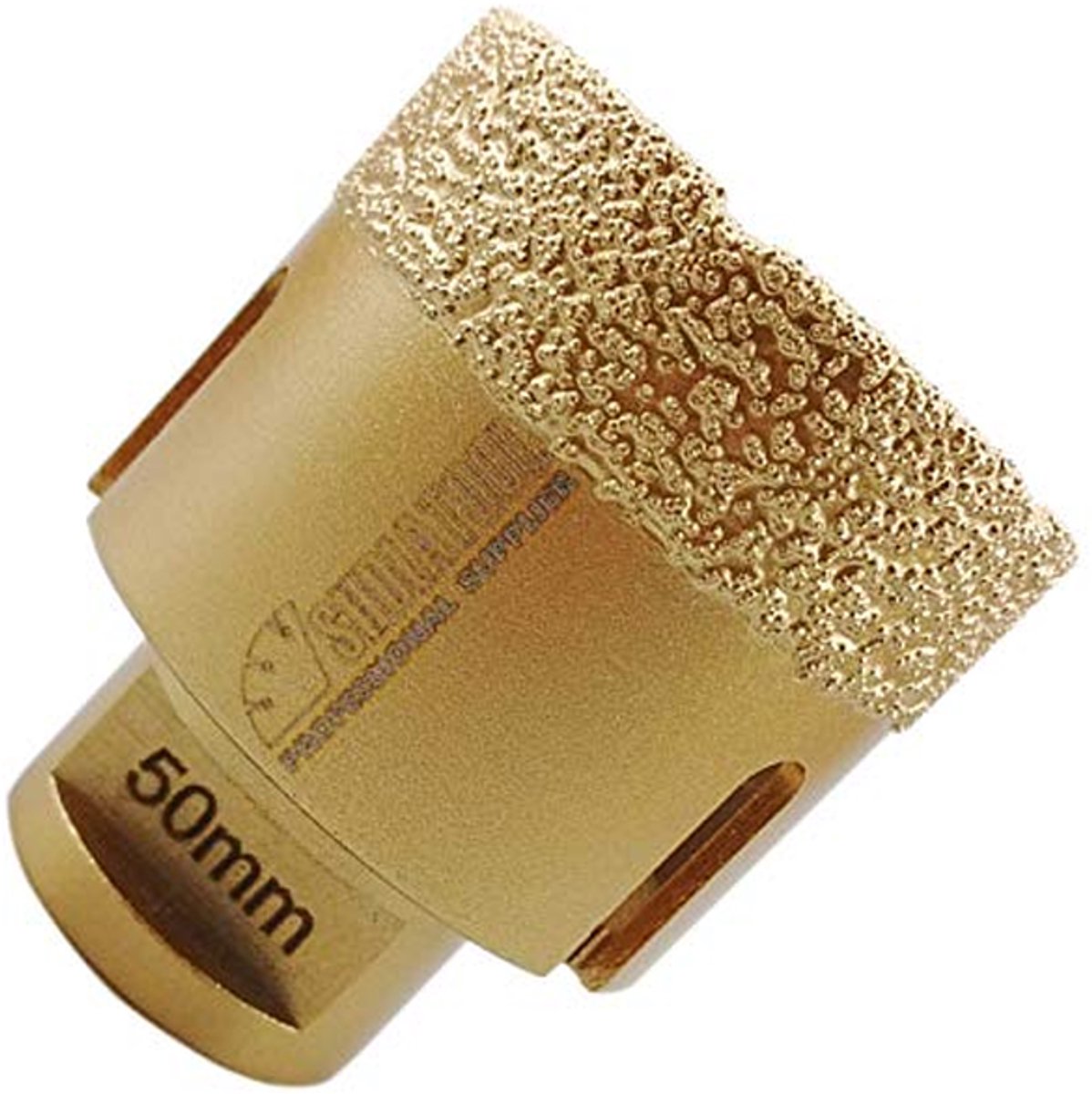 Diamantboor - Tegelboor - Gaten Boren - Vacuüm Gesoldeerd - 50 mm Diameter - Goud