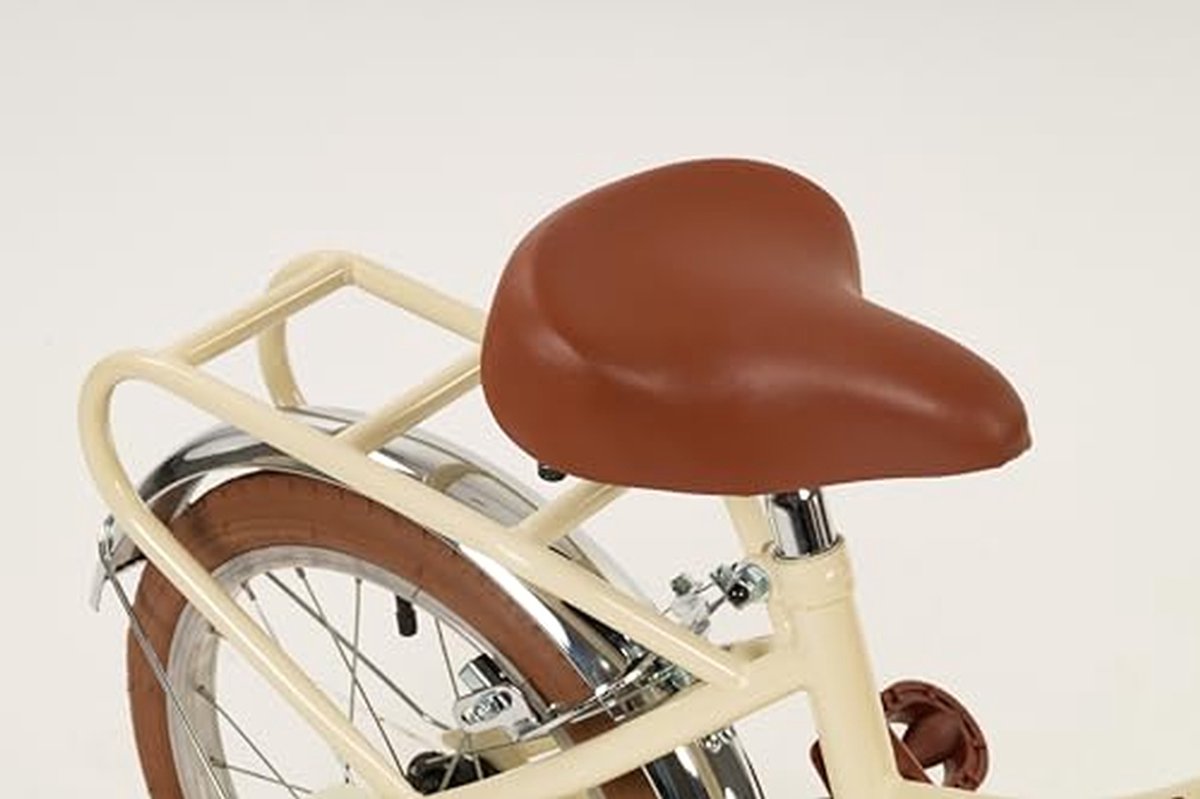 Kinderfiets Loopfiets Buiten Spelen Met Voorvering 16 Inch Wielen Beige