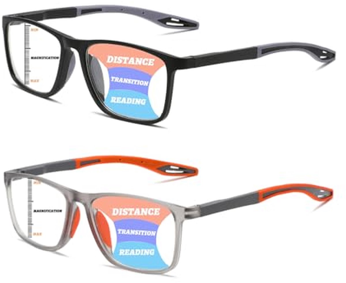 Leesbril Sport - Bril Uniseks - Comfortabel Lezen - Ultralicht Frame - Anti Blauw Licht - Meerdere Kleuren