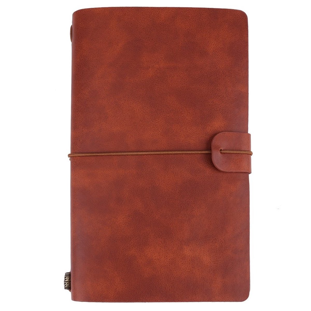 Dailygoods- Notitieboek A6 - Vintage PU-leer - Hervulbaar - Reisdagboek - Antieke stijl - Hoogwaardige binnenpagina's - Reisnotitieboek