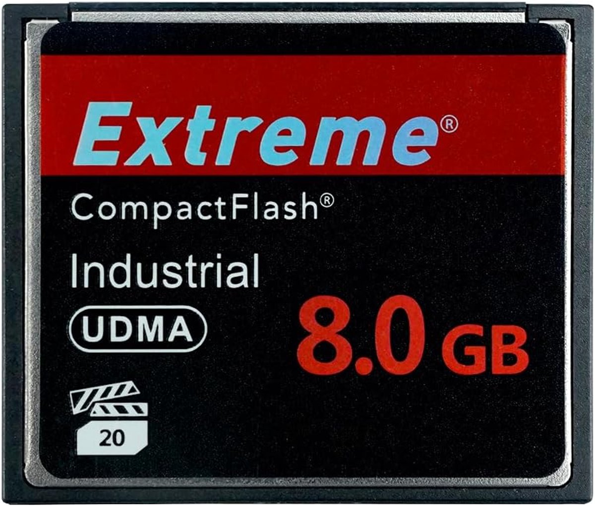 8GB Compact Flash Geheugenkaart - Hoge Snelheid CF-kaart voor Professionele Fotografie en Video