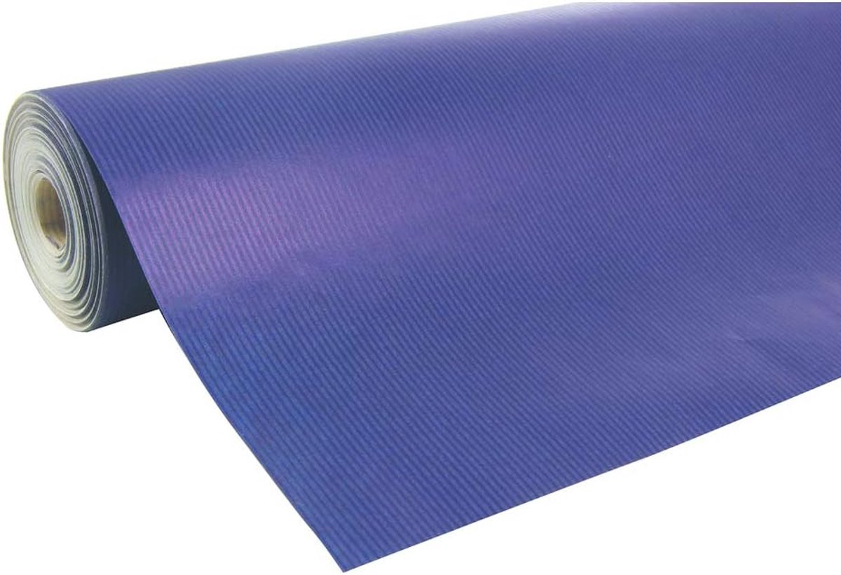 Cadeaupapier Rol - Inpakpapier Kraft - Geschenken Inpakken - Speciale Brede Rol - 50 x 07 m - Blauw