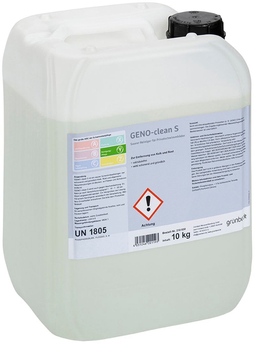 Grünbeck GENO-clean S jerrycan inhoud 10 kg, 210030