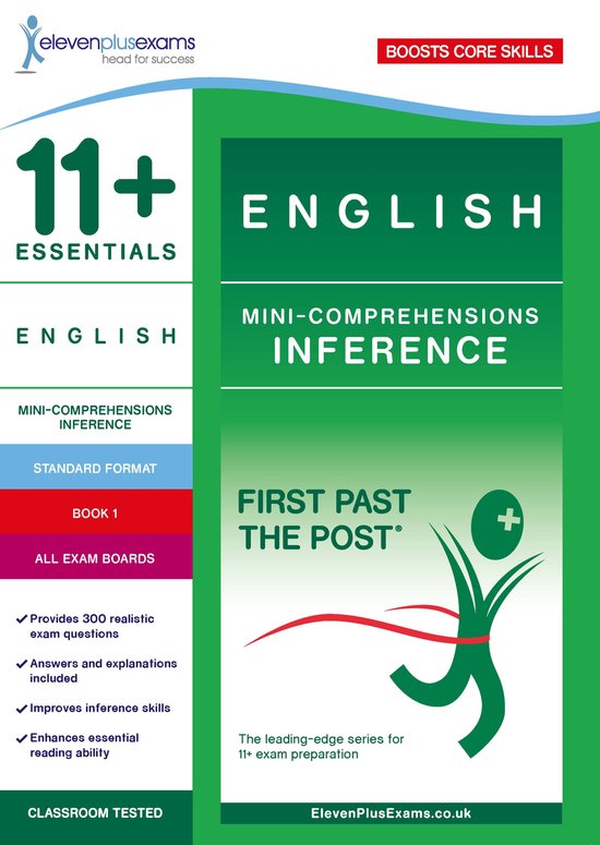 11+ Essentials English Mini Comprehensions: Inference Book 1 - cover
