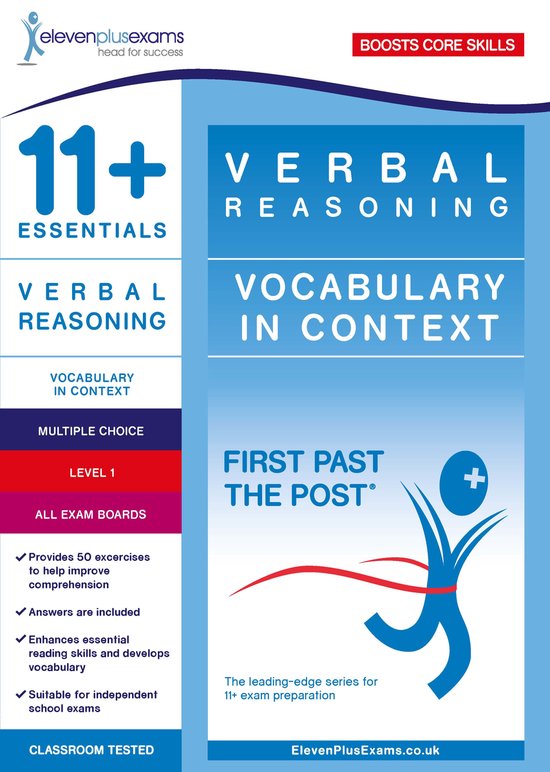 11+ Essentials Verbal Reasoning: Vocabulary in Context Level ... - cover