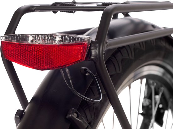 saxxx Comfort Plus 4.0 -28 inch elektrische stadsfiets - actieradius tot 90 km - voorwielmotor - 36V 418Wh accu - 95%Vooraf Geassembleerd Stadsfiets - Shimano 7-speed naafversnelling - LCD-display - Zwart mat van Saxxx — afbeelding 4