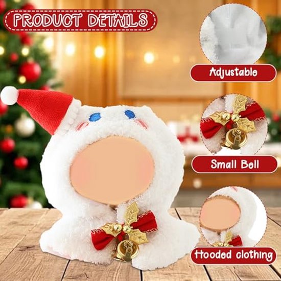 Kerstkleding en Accessoires voor 17 cm Poppen - Perfecte Cadeaus voor de Feestdagen van Merkloos — afbeelding 2