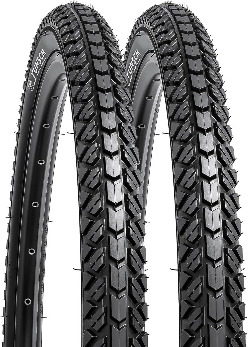 Fietsbanden 2 stuks - Buitenbanden Mountainbike - Off-road rijden - Goede tractie - 26 x 1.95 inch - Zwart