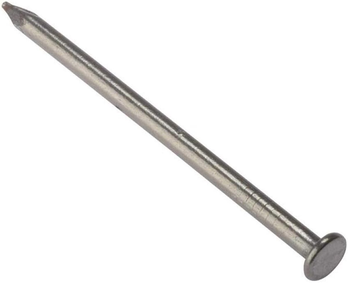 Ronde Kop Nagel - Bouwnagels Bevestiging - Houtverbindingen Maken - Mild Stalen Materiaal - 50 mm 2.5 kg - Blank