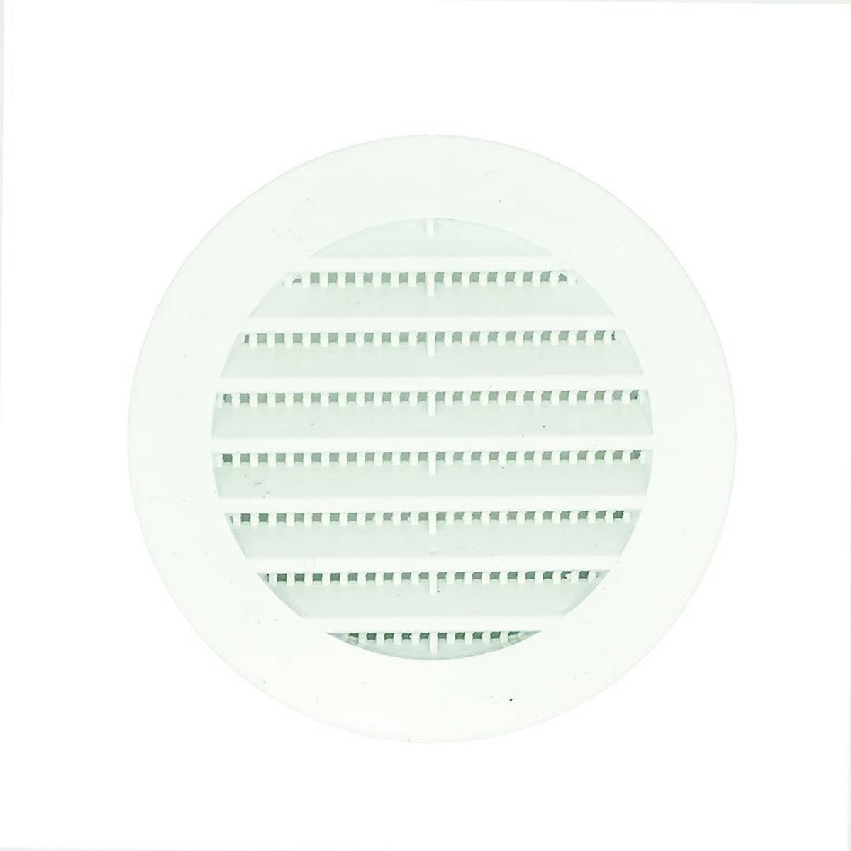 Ventilatierooster - Luchtrooster - Ventilatie - Insectenwerend - Ø 75 mm - Wit