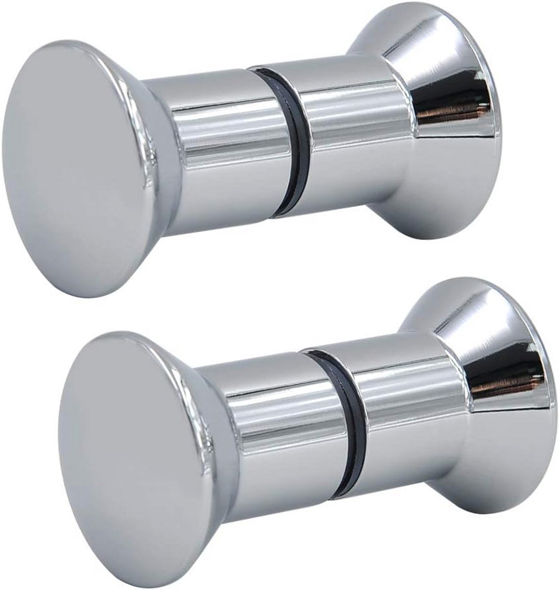 Douchedeurknoppen - Deurgrepen Sets - Glazen Deuren - Universeel Gebruik - 6 cm Lengte - C