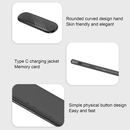 Kussenluidspreker - Slaapkoptelefoon - Ontspannen Slapen - Botgeleidingstechnologie - 132x52x10mm - Zwart — afbeelding 2