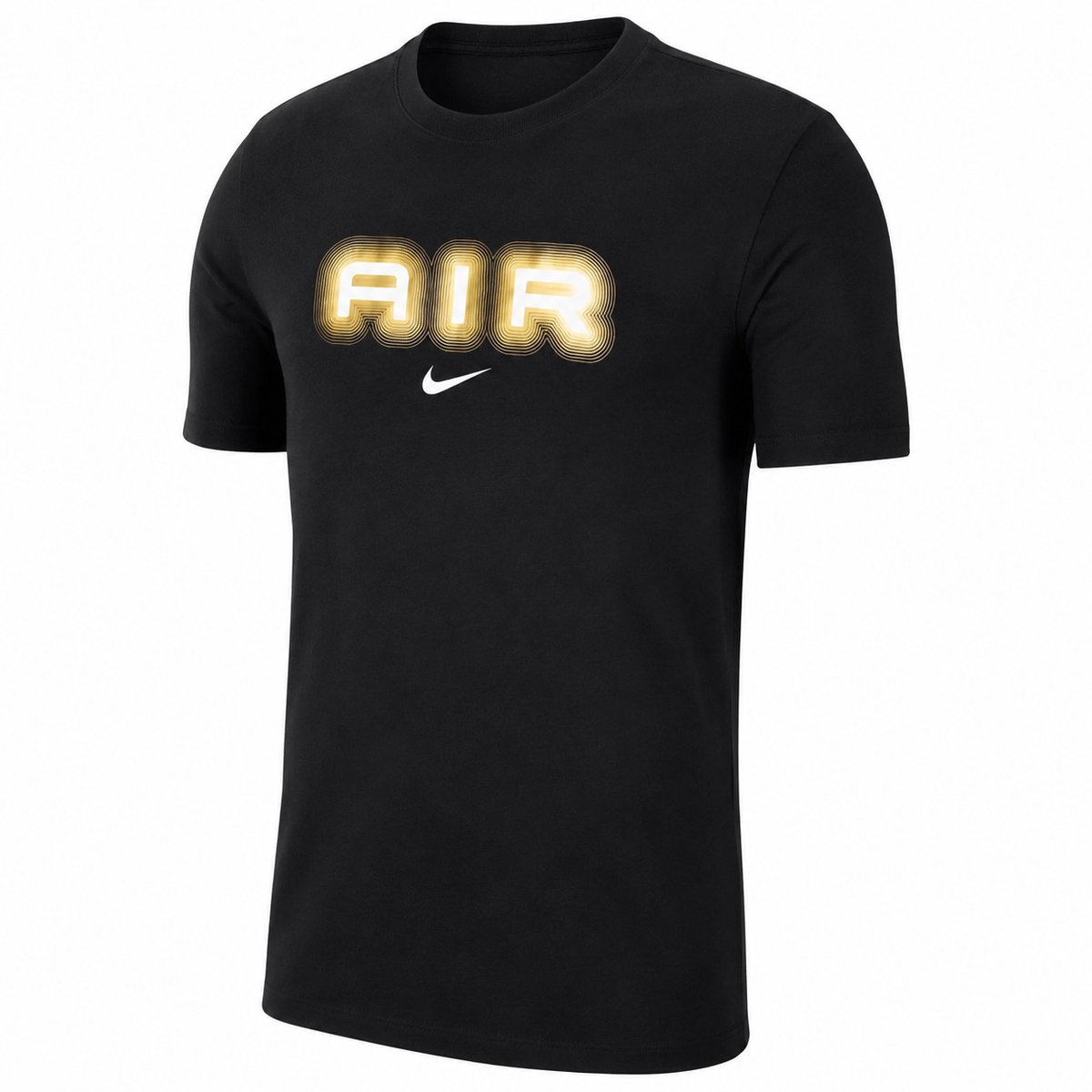 Nike Air T-Shirt T-shirt XS /Metallic Nike Air Lifestyle Zwart