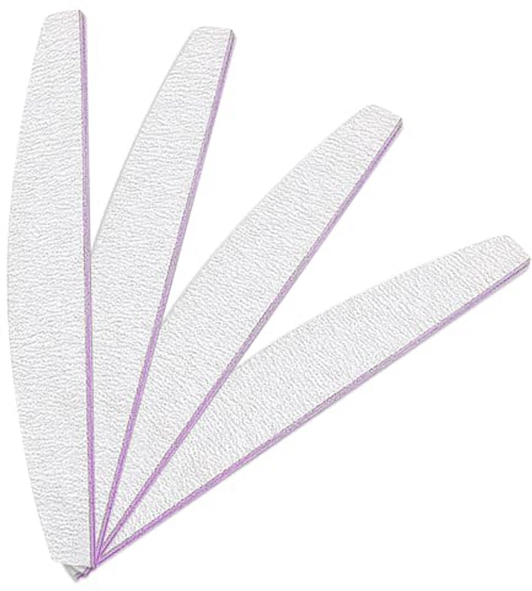 Nagelvijlen set - Nagelverzorging - Manicure en modellering - Dubbelzijdig bruikbaar - 5 stuks - Grijs