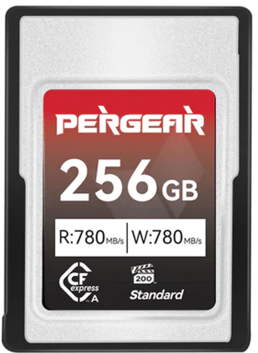Pergear CFexpress Type A Geheugenkaart 256GB – 780MB/s – 4K 120fps & 8K 30fps – Sony Alpha & FX