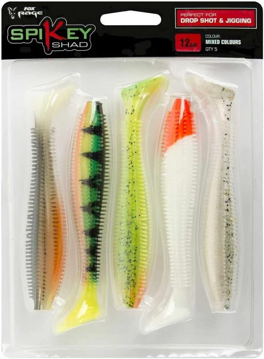 Zacht Kunstaas - Rubberen Vissen - Roofvissen Vangen - Gemengde Kleuren Set - 12cm 5 Stuks - Multicolor