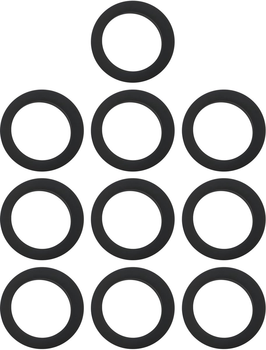 Dailygoods- Rubber Ring 10 Stuks - Cassetteband - Tape Drive - Amstrad CPC 464 - 14x10x2mm - Schokbestendig
