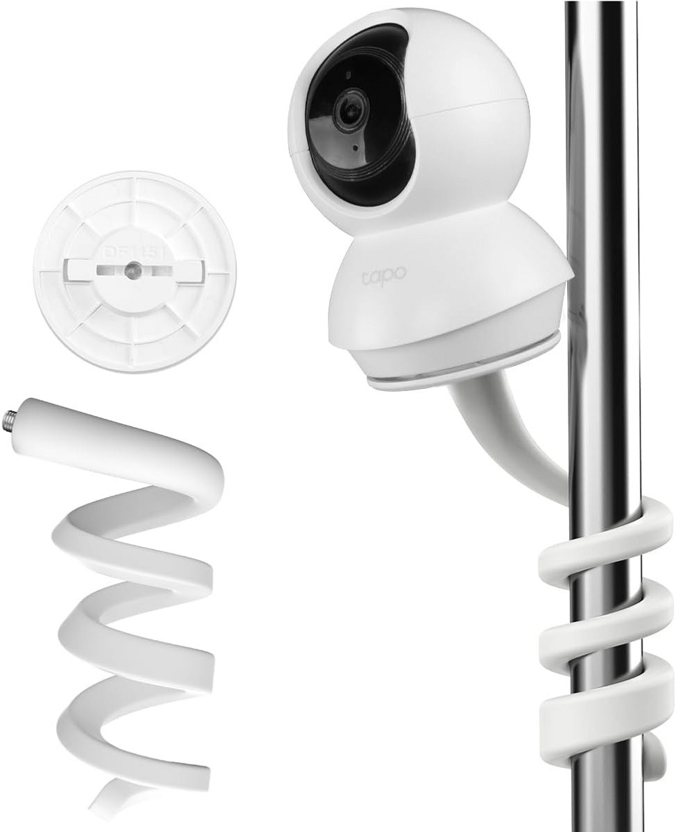 Camera Bevestiging - Flexibele Houder - Veiligheid Monitoren - Boorvrije Installatie - 42 cm - Zwart