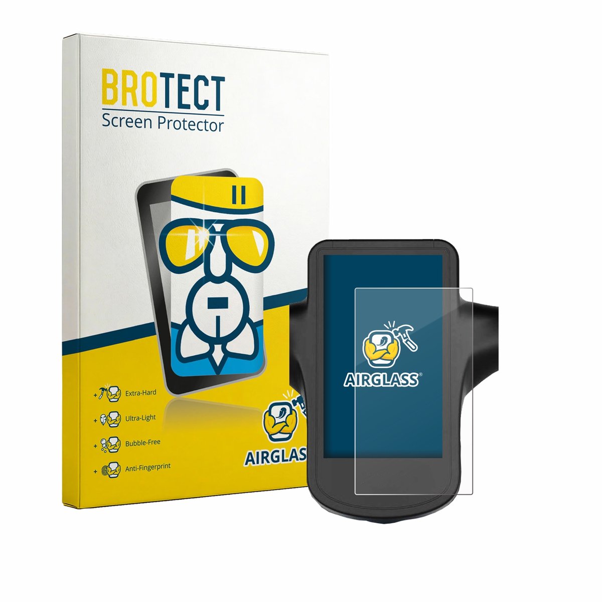 Screenprotector voor Tezeus C6T Beschermglas transparant
