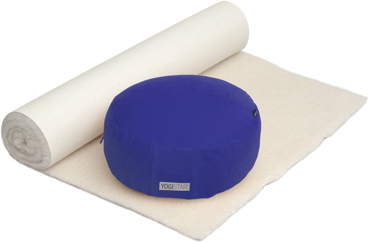 Yoga-Set Comfort Edition - Meditation natur 75 x 180 cm