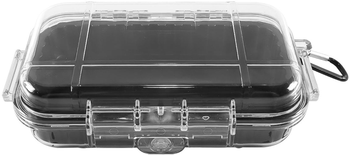 Dailygoods- Buitenbox Waterdicht - Schokbestendig - Vochtwerend - Transparante Box - 17,5 x 10,5 x 5 cm - Bescherming tegen schade - Opbergdoos