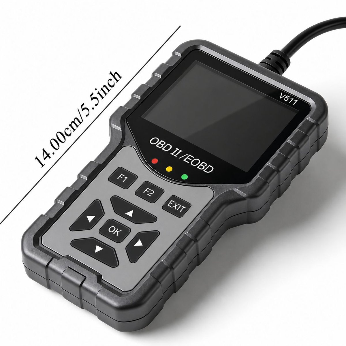 OBD2 Scanner – Auto Diagnoseapparaat – Foutcodes Lezen & Wissen – Check Engine Reset – Live Data – Smog Test (I/M Readiness) – Accuspanning Test – OBDII/EOBD thumbnail 3