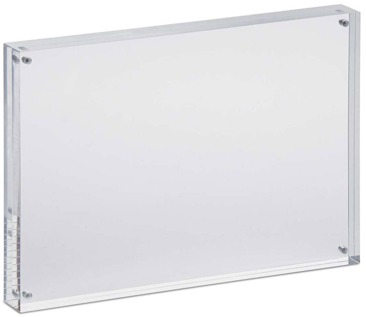Maul MAULstyle Fotolijst - transparant - acryl - 1 stuk - 21.1 x 14.9 x 3 cm - MAUL transparant|zilver