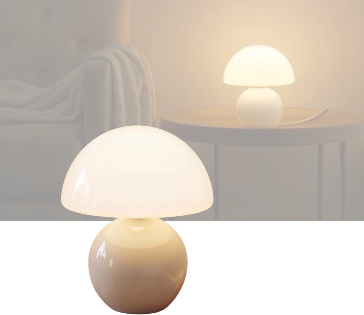CLVP® Paddenstoel Lamp - Paddestoel Lamp - Mushroom Lamp