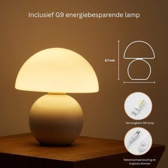 CLVP® Paddenstoel Lamp - Paddestoel Lamp - Mushroom Lamp — afbeelding 2