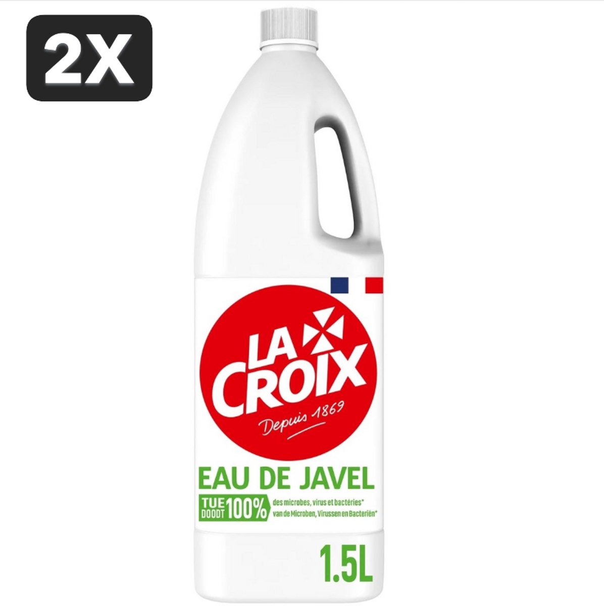 2 x La Croix Javel Bleekwater 1,5L