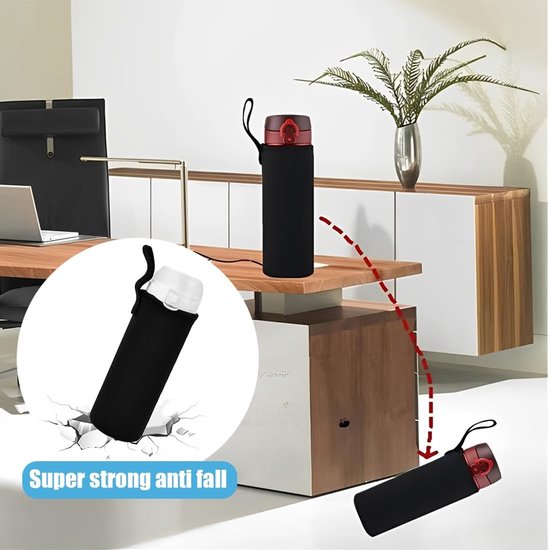 Dailygoods- Isolatiehoes Neopreen - Thermotas voor Waterfles - Bescherming tegen Krassen - 2 Stuks - Lichtgewicht en Duurzaam - Makkelijk Schoon te Maken - Fleshoes van Dailygoods — afbeelding 4
