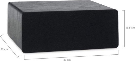 Surround Luidsprekerset - 5.0 Systeem - Home Cinema Geluid - 2-weg Full Range - 5 Boxen - Zwart — afbeelding 5