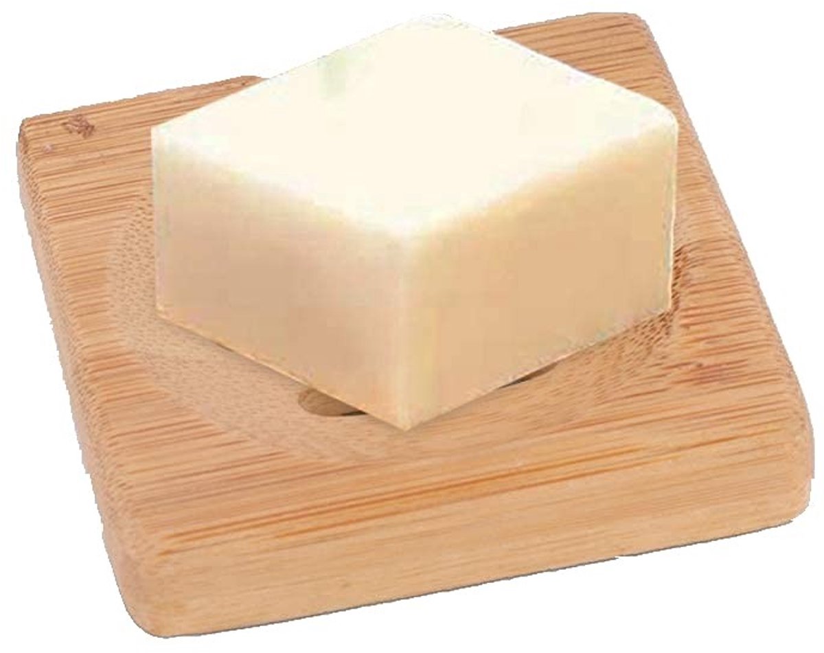 Dailygoods- Zeepschaal Waterbestendig - Houten Zeepschaal - Vierkant/Rond - 8x8cm/3,14x3,14inch - Langdurig Behoud - Uniek Ontwerp - Zeepdispenser