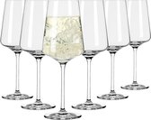 Ritzenhoff Verres à vin blanc - 6 Pièces - Verre cristal - 411 ml - Verres à vin de luxe - Compatibles lave-vaisselle - Fabriqué en Allemagne