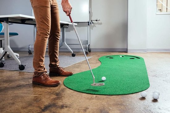 Golf Putting Groen voor Thuis en Kantoor - Perfect voor Korte Speltraining van Merkloos — afbeelding 4