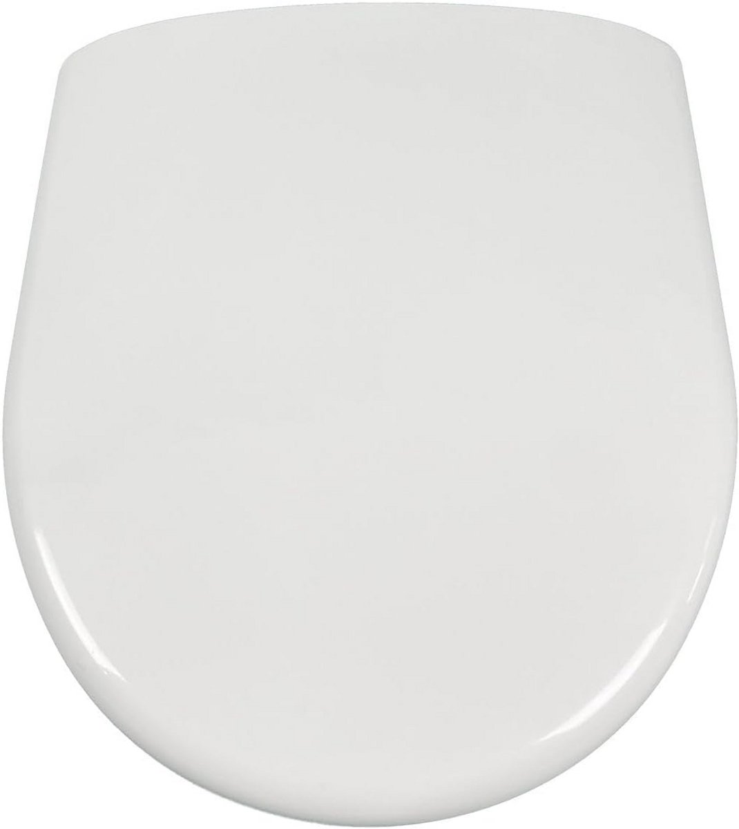 Toiletbril - WC Deksel - Badkamer Vernieuwen - Langzaam Sluitend - 43 cm - Wit