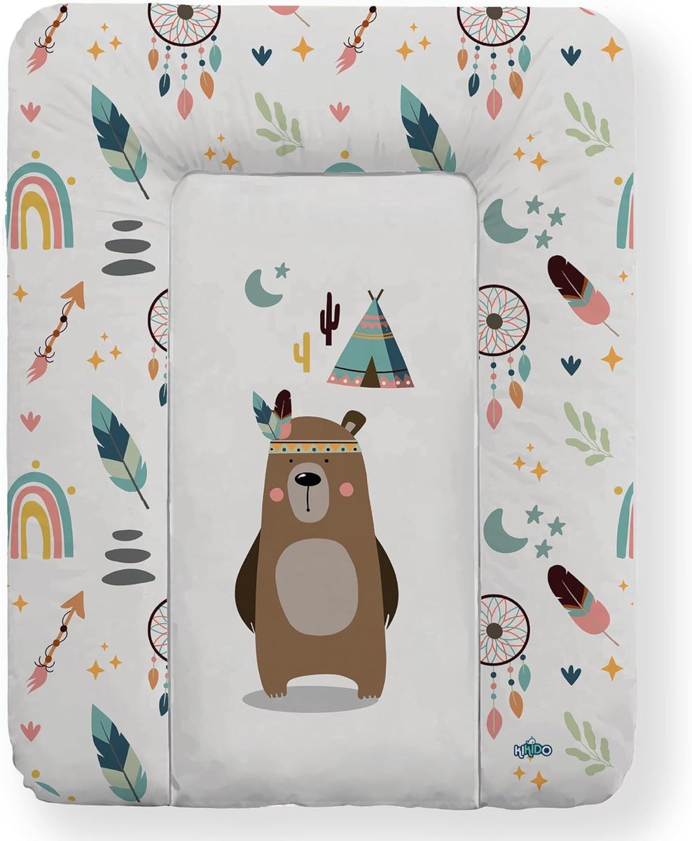 Aankleedkussen Teddy Zacht en Waterdicht voor Commode 70 x 50 cm