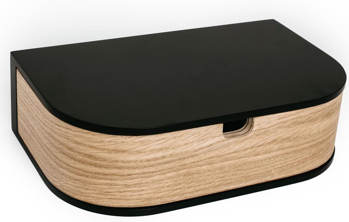 Zwevend Wandrek - Houten Lade Rek - Opbergen Kleine Spullen - Minimalistisch Design - 265