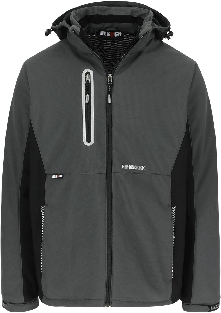 Herock Taris Softshell Jas Grijs / S