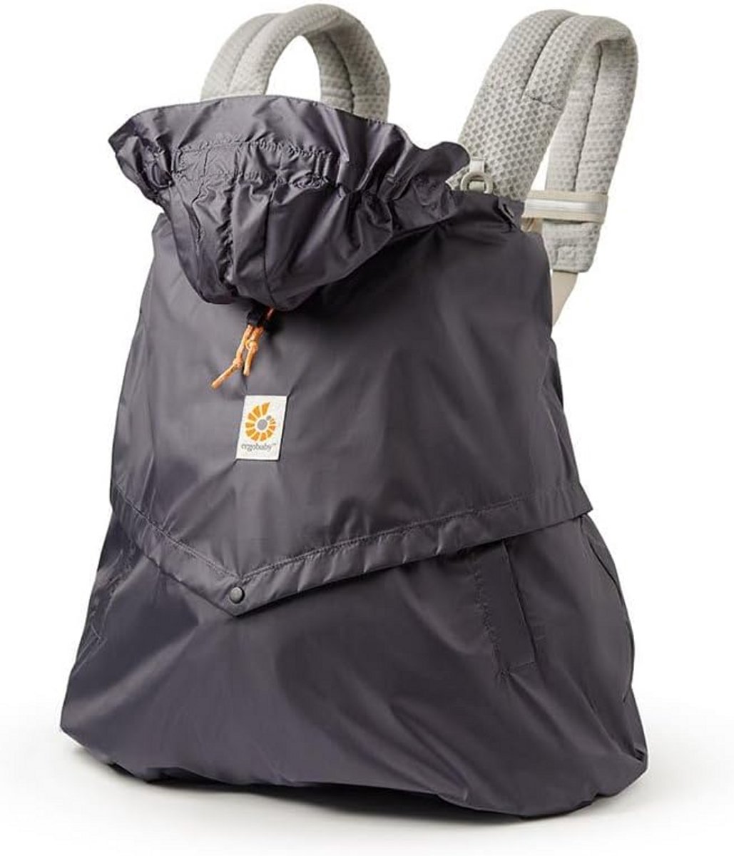 Draagzakhoes - Wind regenhoes - Baby beschermen - Waterafstotend materiaal - 16 x 6 x 24 cm - Charcoal