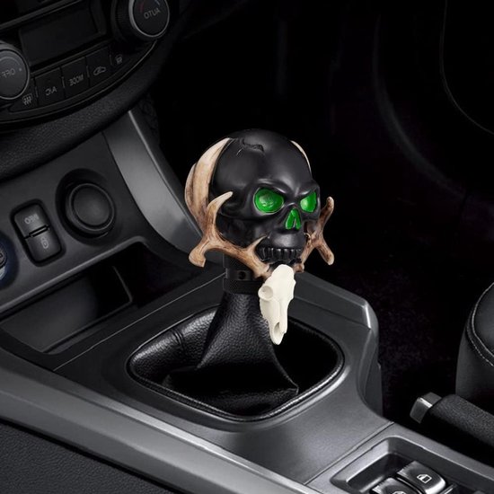 Universele Schedel Schakelpook voor Auto - Doodshoofd Versnellingspook Knop Decoratie en Tuning Accessoire van universele — afbeelding 2