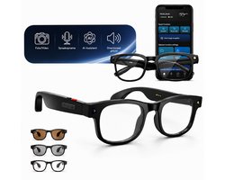 Slimme Bril met Camera – Smart Glasses met App, Vertaling & 