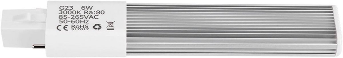 Ledlamp G23 - Compacte buislamp - Ruimte verlichting - Energiezuinig 6W - 172 mm lengte - Koudwit